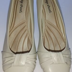 Easy Street Cream Women's Flats